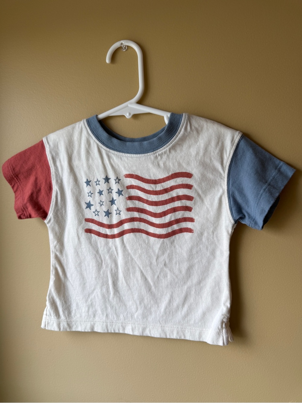 Little Co Lauren Conrad Organic Cotton USA Flag Tee 3M
